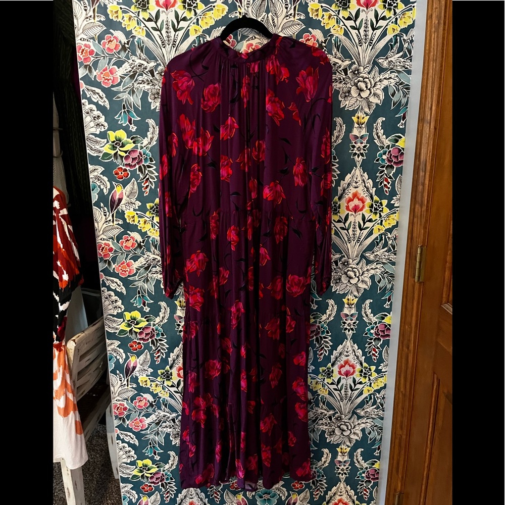 NWT A new day: women’s (L) 100% rayon floral maxi dress